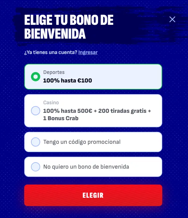 Bankonbet Registro